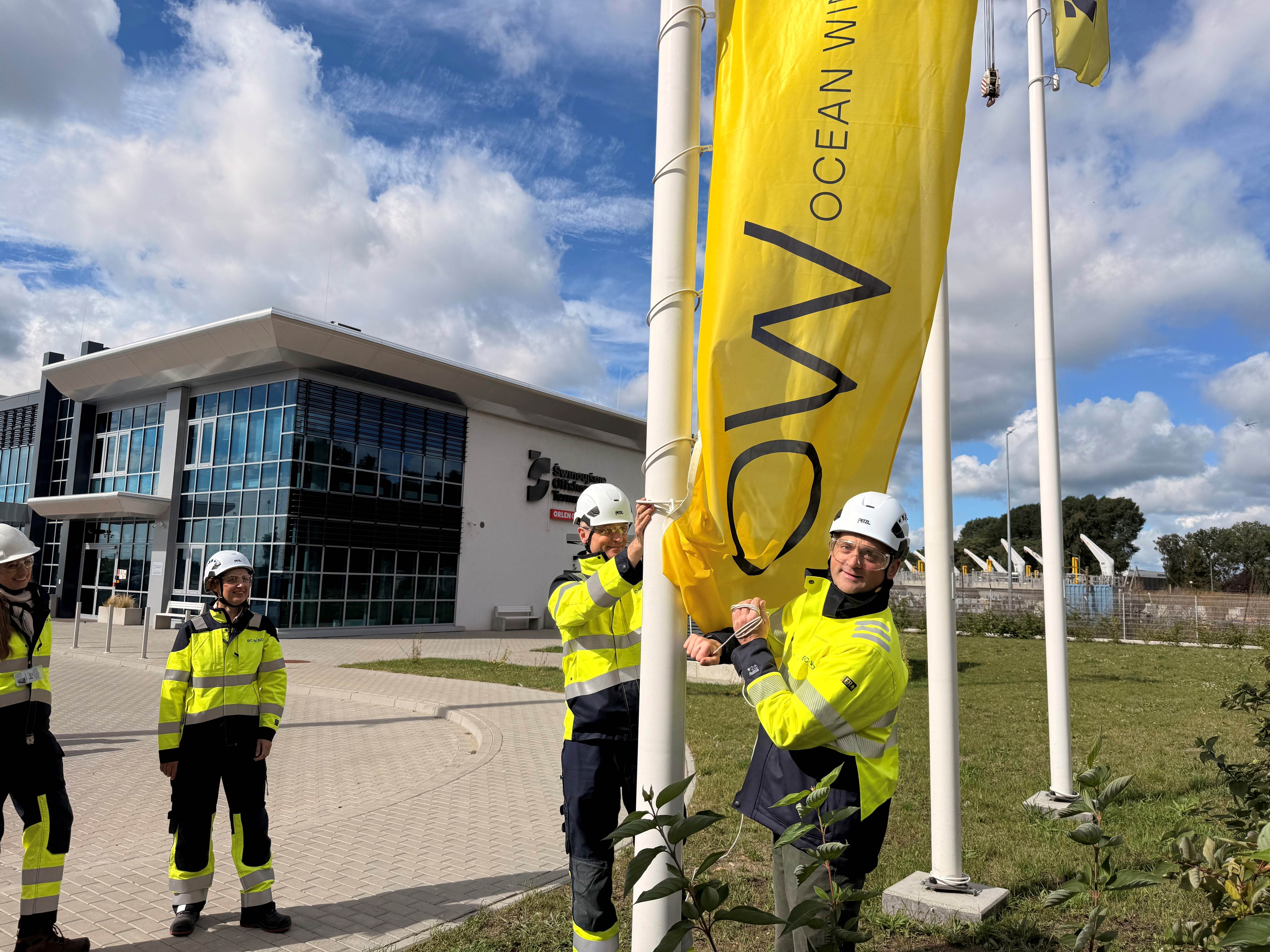 Świnoujście Offshore Terminal begins servicing the BC-Wind project for Ocean Winds